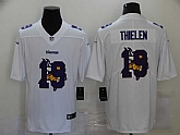 Nike Vikings 19 Adam Thielen White Shadow Logo Limited Jersey,baseball caps,new era cap wholesale,wholesale hats